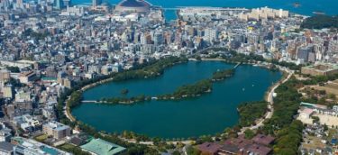 福岡県「大濠公園」は能楽堂や日本庭園もある池がメインの癒し公園