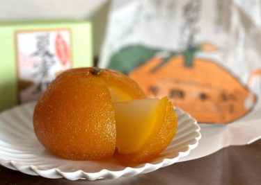 萩市「光國本店」の夏みかんの丸漬けと萩の薫は売切れ必死の和菓子