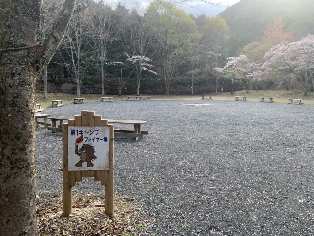 丹波少年自然の家」で桜のお花見やBBQ！家族でキャンプファイヤーもOK