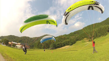 市島町にある丹波パラグライダースクールで大空を飛ぶ体験をしよう！